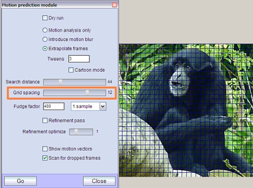 changing the Grid spacing on the motion
                          prediction module