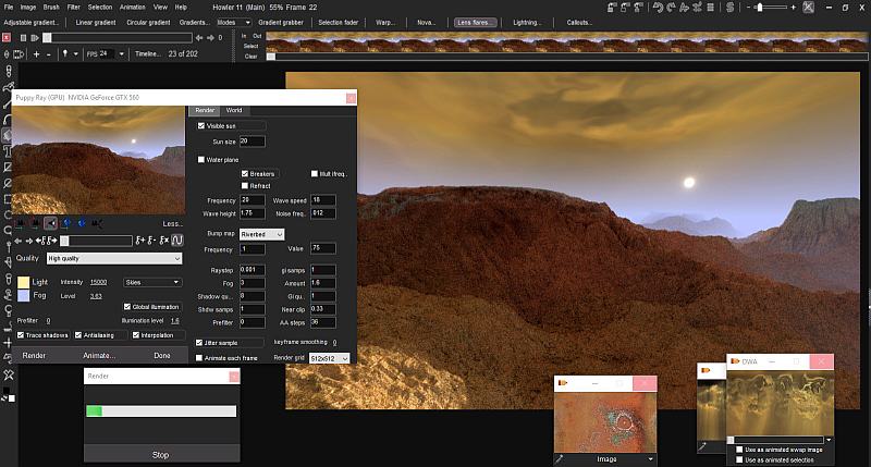 rendering an animation in PD Howler