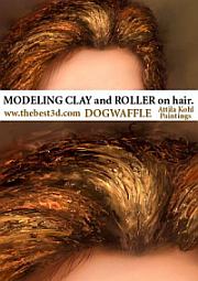 details of renaissance woman's hair