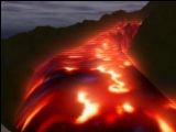 Animated Lava
                  texture rendered in 3D (Carrara)