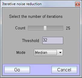 Iterative
                          noise reduction