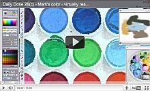 Mark's
                          color palette